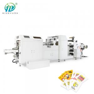 China Snack Cookie Popcorn Fried Food Paper Bag Manufacturing Machine 100-300pcs/Min factory