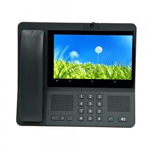 China 8 Inch 4G LTE Android Fixed Wireless Desktop Phone Li Ion Battery Keypad Number on sale