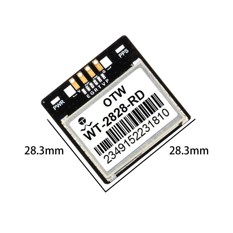 WT2828-RD Ceramic GPS Antenna Module, Used For Accurate Positioning, Rtk Algorithm