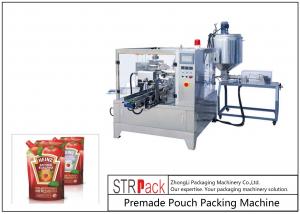 China Automatic bag-given doypack packing machine Liquid and paste Packaging Machine 380V 3 Phase Air Pressure factory
