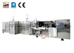 China 1.5KW PLC Wafer Biscuit Machine Commercial Snack Machine factory