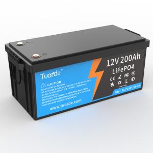 China LiFePO4 Lead Acid Replacement Battery 12V 200Ah Black Deep Cycle factory