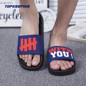 China Latest Trendy Wide Strap Flip Flop EVA Flat Shoes on sale