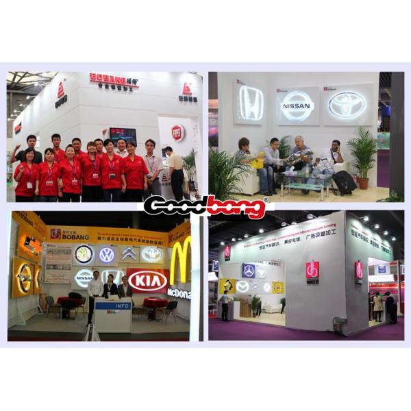 LED chrome logo signage