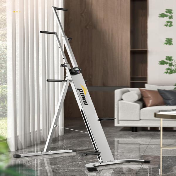 China Folding Stepper Exercise Shapers Mountain Vertical Climber Adjustable Height factory