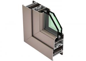 China Electrophoresis Aluminium Window Frame Profiles , Aluminum Window Frame Channel factory