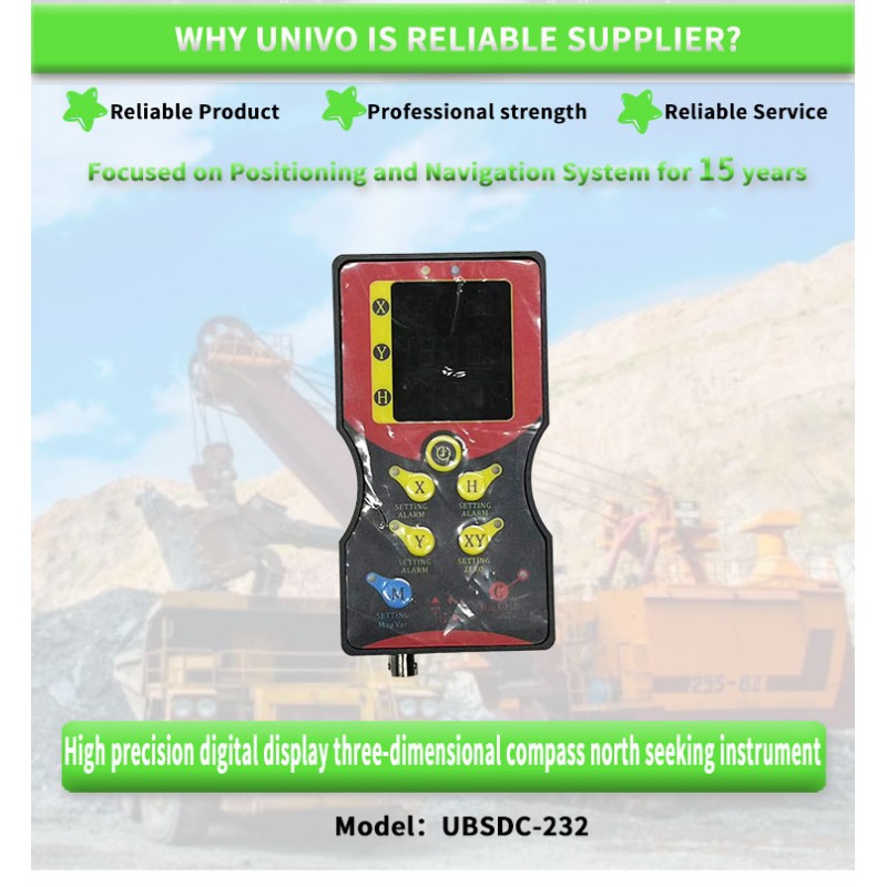 High Precision Digital Display Three-dimensional Compass North-seeking Instrument