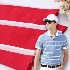 China Plain And Breathable Lycra Cotton Polo Shirt Cotton Fabric For Polo Shirt on sale