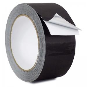 China Black Lacquered Aluminum Foil Waterproof Tape Sealing Edge For HVAC Ductwork And Pipe Insulation factory