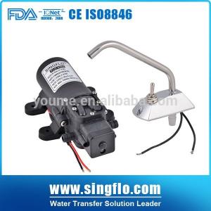 China Singflo12v 6L/Min electric small water heater booster pump factory