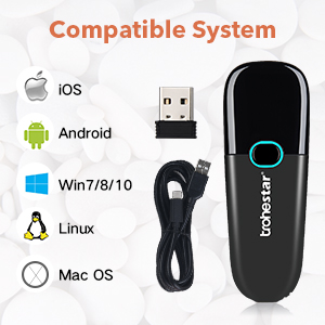 1200mAh Micro USB Barcode Scanner