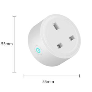 British Standard Mobile Phone Timer Switch Socket , Remote Control WIFI Smart