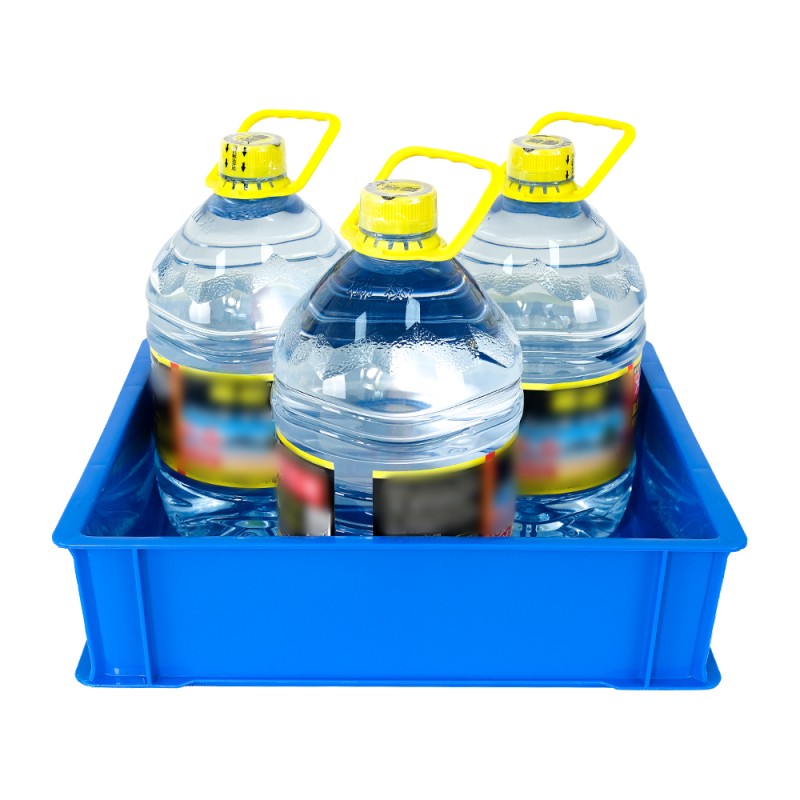 Customized Logo Solid Moving Crate with PP Material and Supermarket Plastic Turnover Crate
