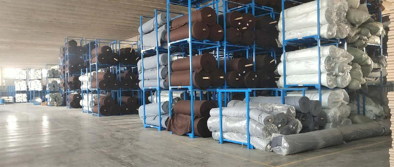 A19: Foldable Stacking rack Demountable Stacking rack for Canvas Textile Rolls Fabric Stackable Rack
