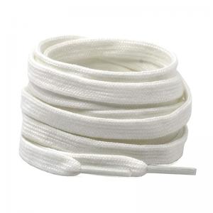 China White Flat Waxed Cotton Boot Laces Flat Waxed Boot Laces Red Wing factory