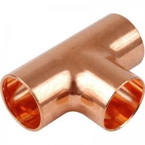 China C70600 CuNi 9010 Copper Nickel Tee Brass Fittings Copper Water Pipe Fittings factory
