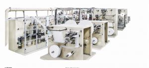 China Full Width Waistband Baby Diaper Production Line 300KW  400 pcs / min factory