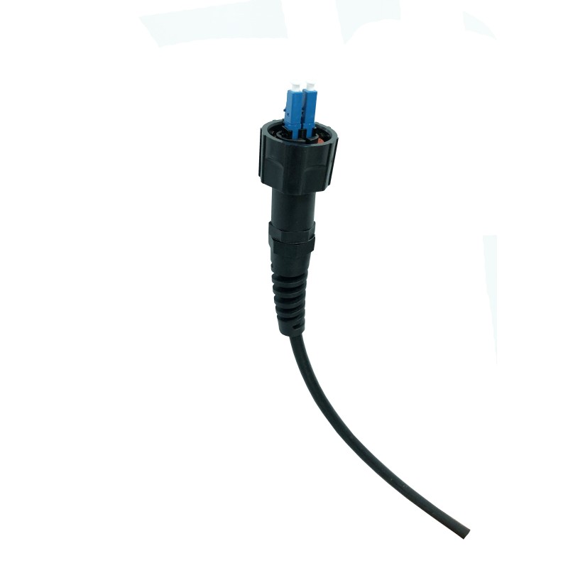 Waterproof Duplex LC ODVA Fiber Optic Connector Assembly