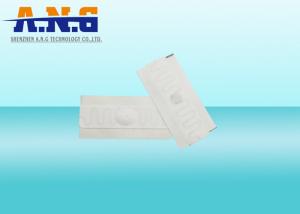 China Smart Impinj 4QT Fabric Woven Rfid Laundry Tag For Apparel Garment Tracking factory