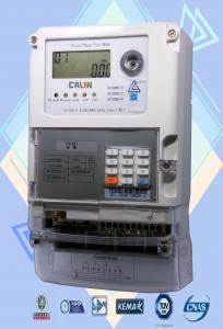 China Polyphase STS Prepayment Meters Low Credit Warning Smart Power Meter factory