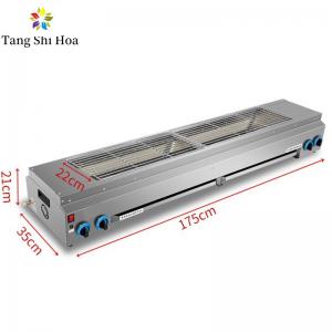 China Stainless Steel Table Smokeless Electric Grill For Barbecue Smokeless BBQ Grill factory
