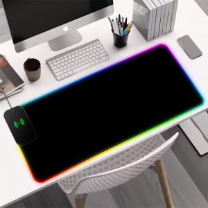 China Colorful RGB Gaming Mouse Pad Wireless Charging Waterproof Mouse Pad XXL 800*300*4mm factory