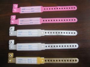 China China original ABS plastic Plug-in type Child/adult Medical ID bracelets factory