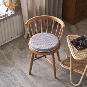 China Grey Supportive Washable Seat Cushion With Cover Polyethylene Fiber Core factory