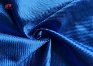 China Blue Plain Dyed Warp Knitting Fabric Shiny Dazzle Fabric For Basketball Clothing on sale