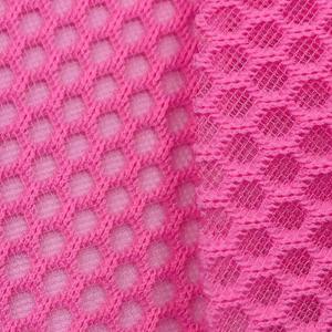 China 100% Polyester Recycled Polyester Mesh Knitted Airmesh 3D Mesh Material factory