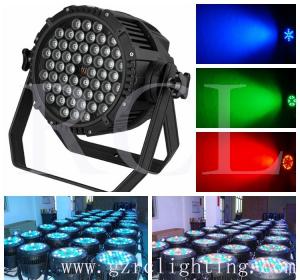 China Outdoor DMX Control LED CT 54 x 3w LED Par Cans Color Temperature 3200K - 6300K RC-L5403 factory