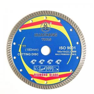 China 6 Inch 180mm Diamond Blade Porcelain Cutting Disc For Angle Grinder 22.23mm Bore factory