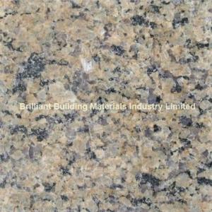 China India Gold Diamond Granite Tiles/slabs, Natural Yellow Brown Granite Tiles/slabs factory