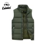 Padding Bubble Puffer Vest Outdoor Utility Zip Up Cotton Sleeveless Quilted