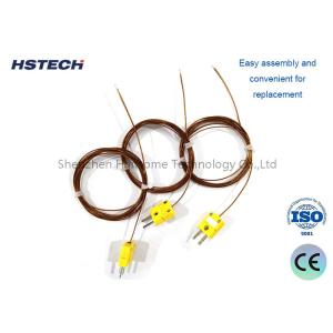 Thermocouple with Connector TD Plugs SR Type Ceramic Plastic for 0-1800°C Use
