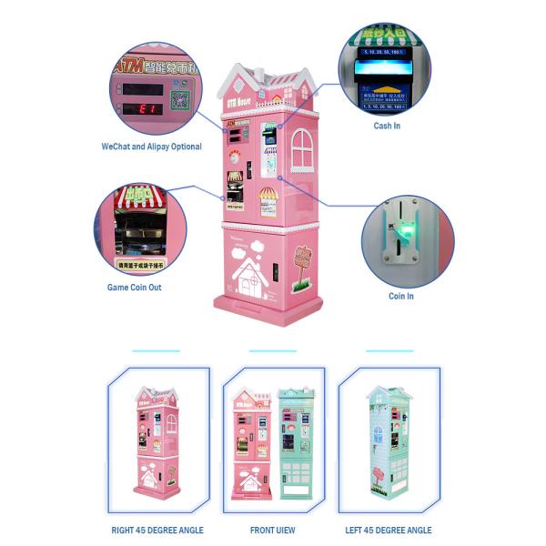 Castle House Coin Exchange Machine / Auto Transfer Penny Exchange Machines