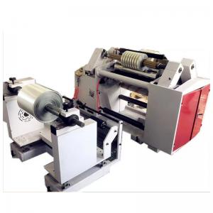 China 1200mm Surface Curl Slitting Machine Aluminum Foil Longitudinal Cutting Machine factory