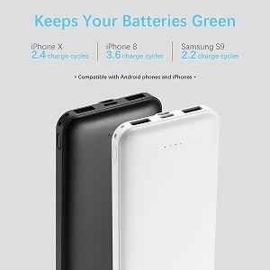 China Odm 2.4A portable External Battery Charger Phone Power Bank For Samsung Galaxy factory