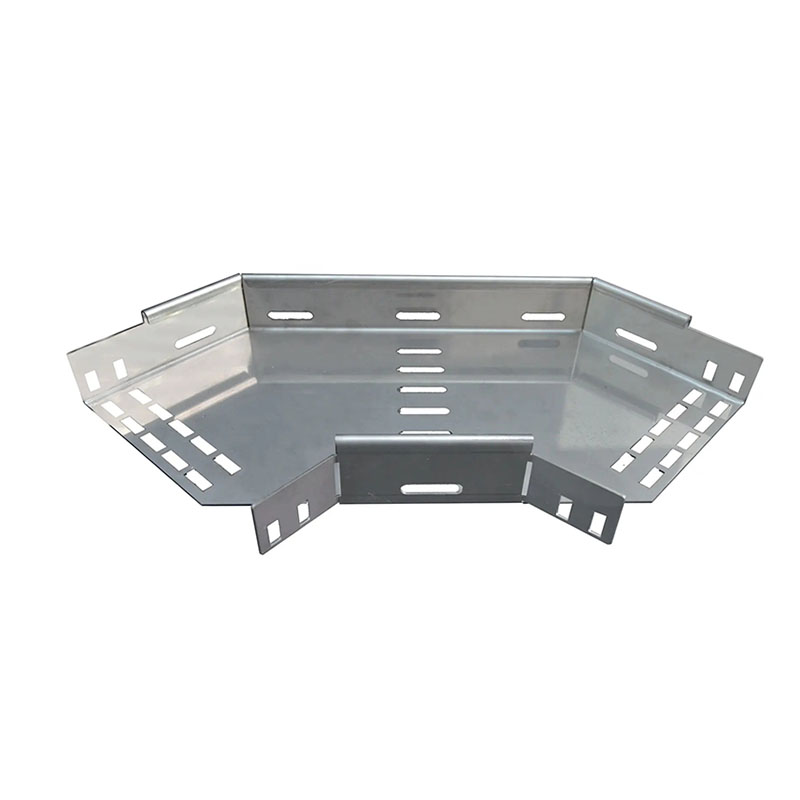 Wall Mount Custom Length Cable Tray With Fire Prevention Galvanized Finish
