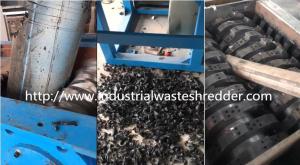 China Scrap Plastic HDPE Double Shaft Shredder Anti - Corrosive For Waste Pipe factory