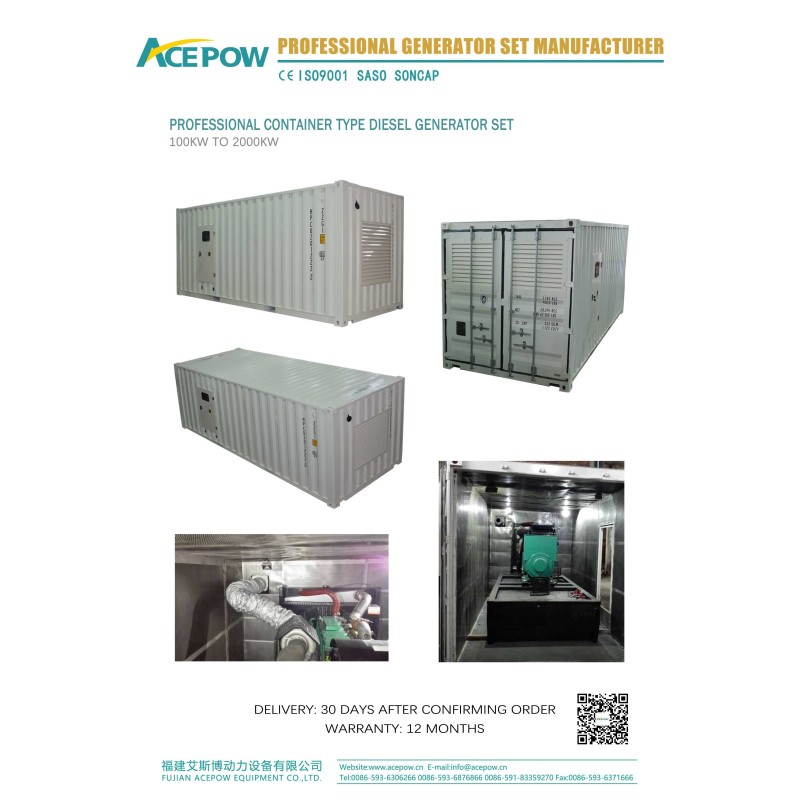20FT Containerised Diesel Generator