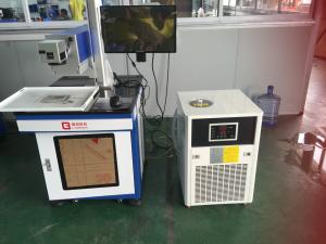 China Air Cooling CO2 Laser Engraving Machine UV Laser  / Fiber Laser Marker Machine for glass, mobile accessories factory