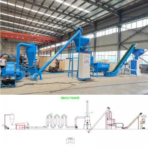 China 300kg-800kg Wood Pellet Production Line Bagasse Sorghum Straw Pellet Production Line on sale