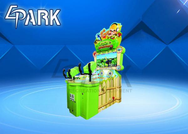China Indoor Entertainment 2 Play Gun Shooting Arcade Game Machine For Kids factory