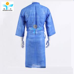 China 25-50gsm Disposable Kimono Gowns M L XL XXL ISO Certificate factory
