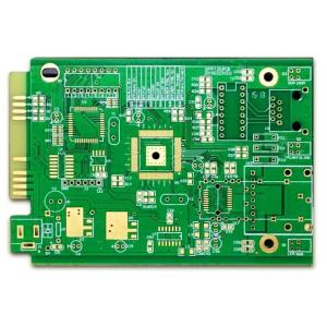 FR4 4 Layer 2U'' 2OZ HASL/ENIG Surface PCB Prototype ENIG Green Soldmask White