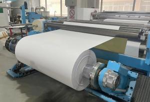 China self Adhesive Jumbo Printing Paper Roll 70u Surface Thickness Writing Paper Roll factory