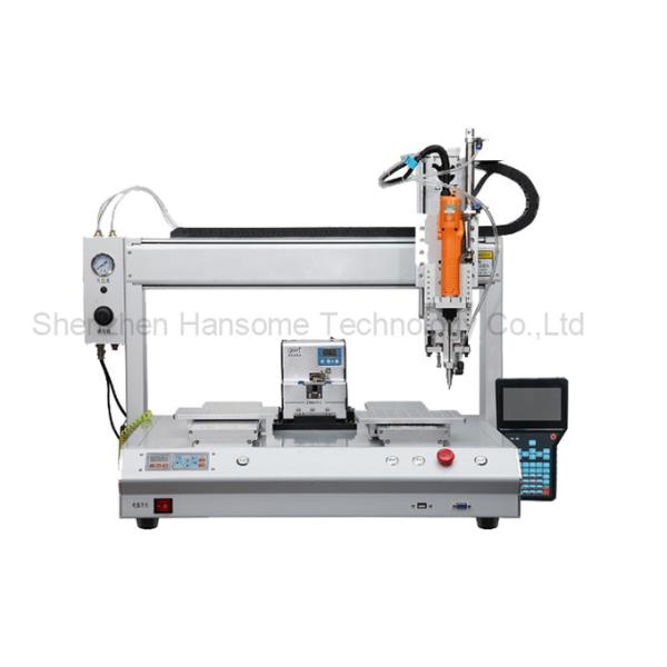 Compact Screw Fastening Machine with Touch Screen Control and Dual Head Screw Feeder 0