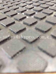 China Professional Industrial Rubber Tralier Matting / Small Square Cow Mat factory