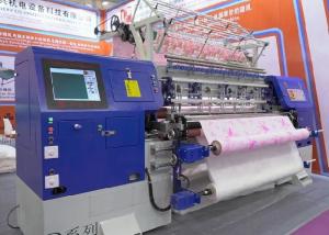 China Multi Needle Quilting Bed Sheet Making Machine With Border Trimming factory